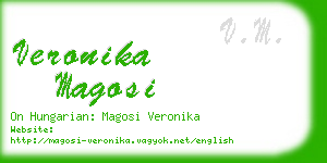 veronika magosi business card